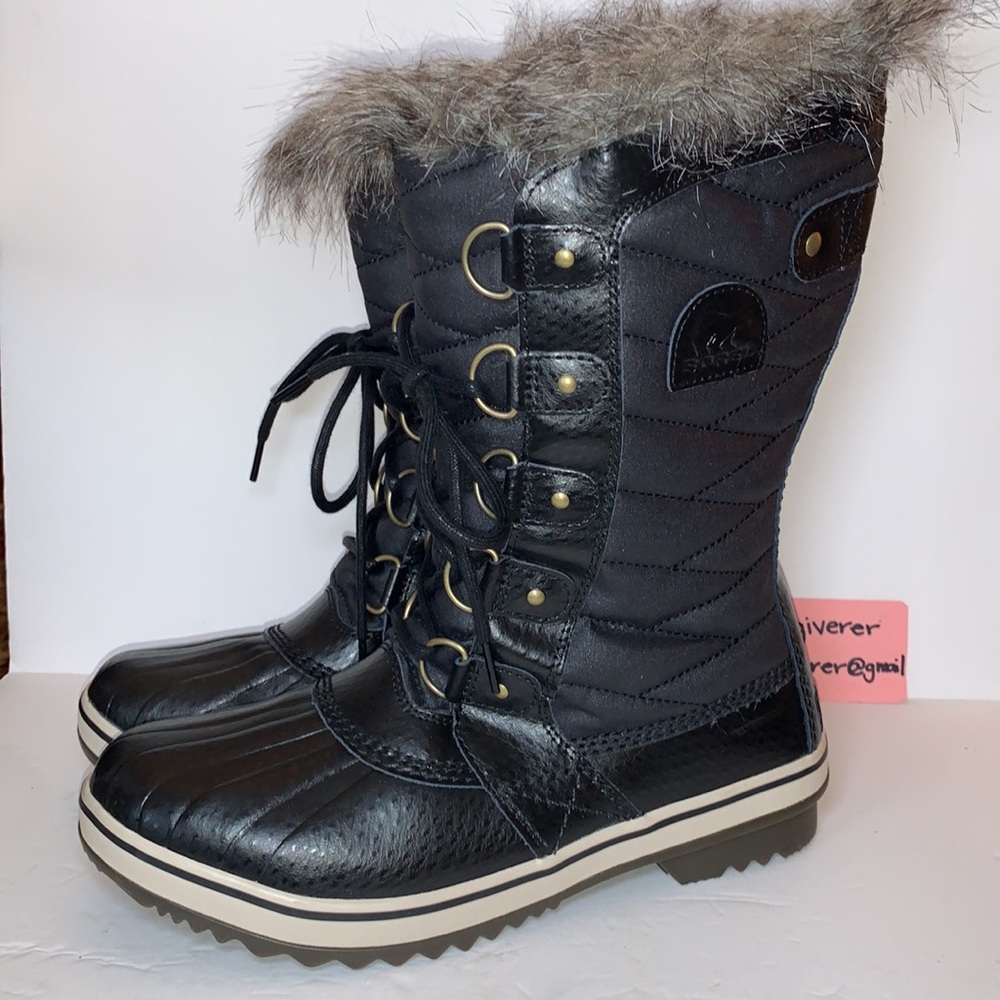 NWOB 8.5 'Tofino II' Faux Fur Lined Waterproof Boot SOREL